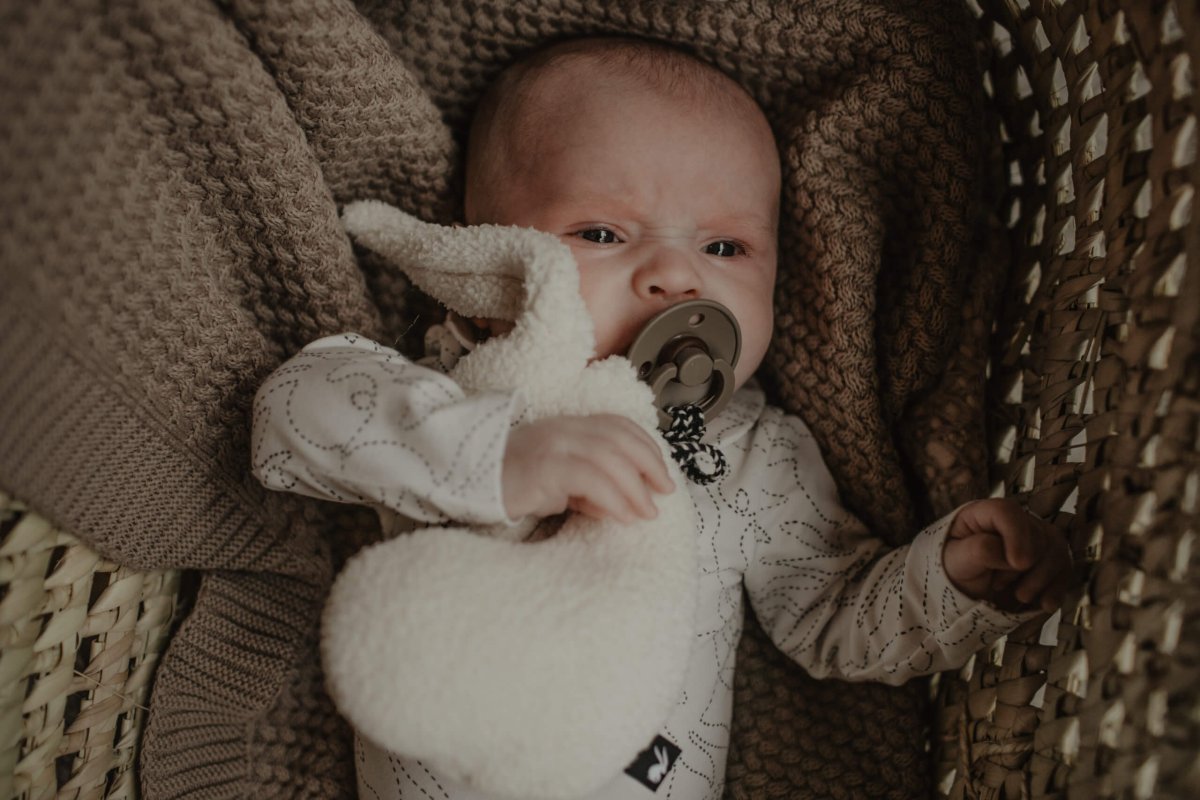 Romper met kraag lange mouwen Stitched Bunny - Afbeelding 5